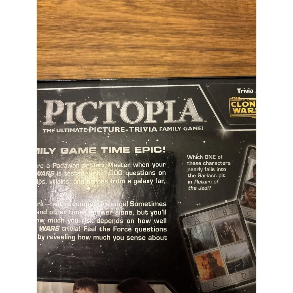 Star Wars Edition Pictopia Trivia Game 1000 Question - New/Never Opened/Sealed‎